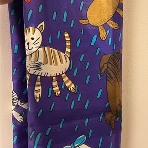 Italian Raining Cats and Dogs Scarf